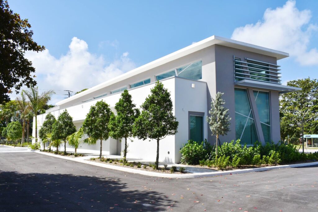 HCD Community Center side and front view